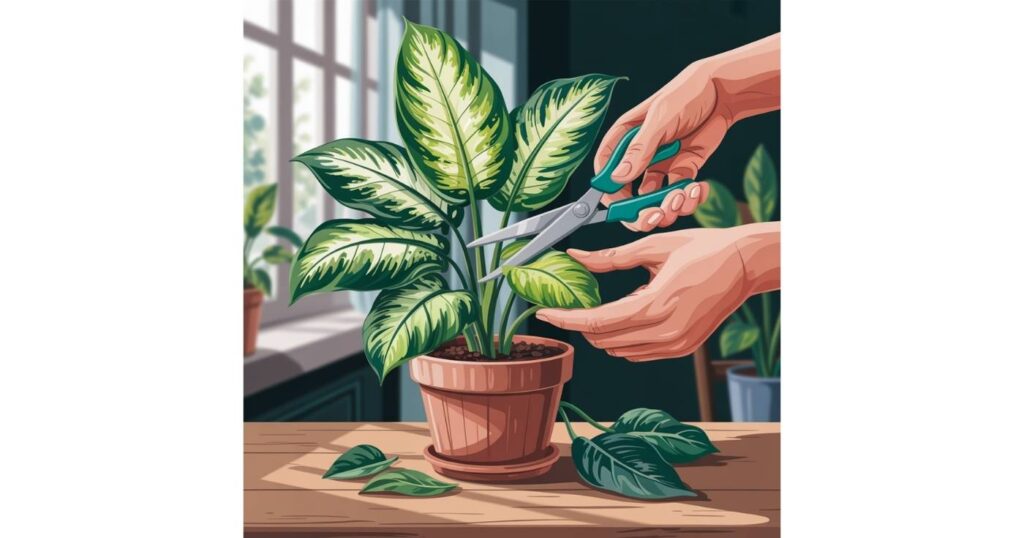 cắt tỉa và vệ sinh cây